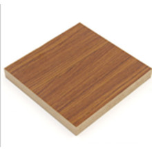 Wood veneered faced hot sale hard melamine MDF Board